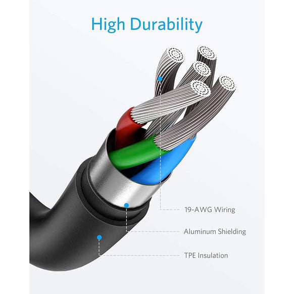 Anker PowerLine II USB-C & ライトニングケーブル 3.0m