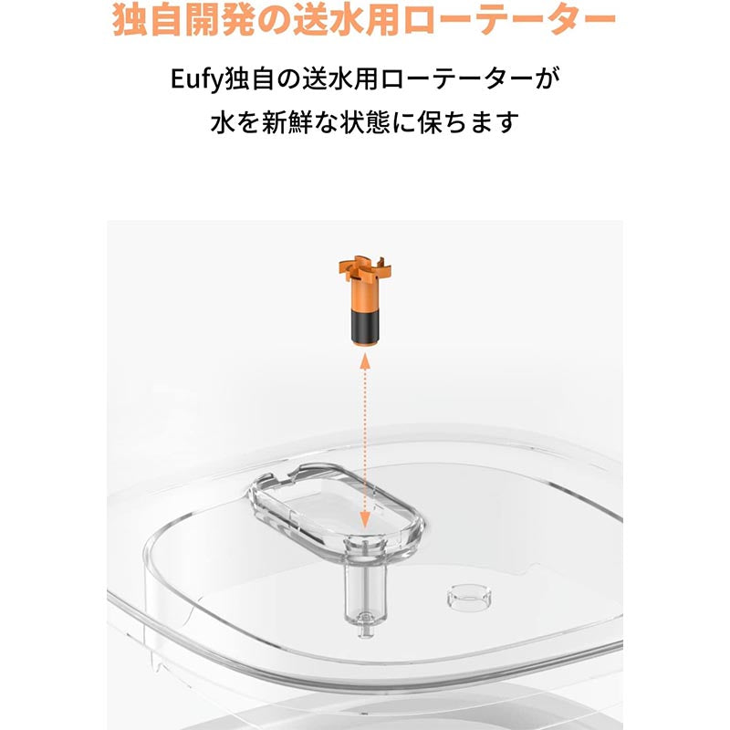 Eufy Pet Water Fountain P940 | 犬・猫用自動給水器の製品情報